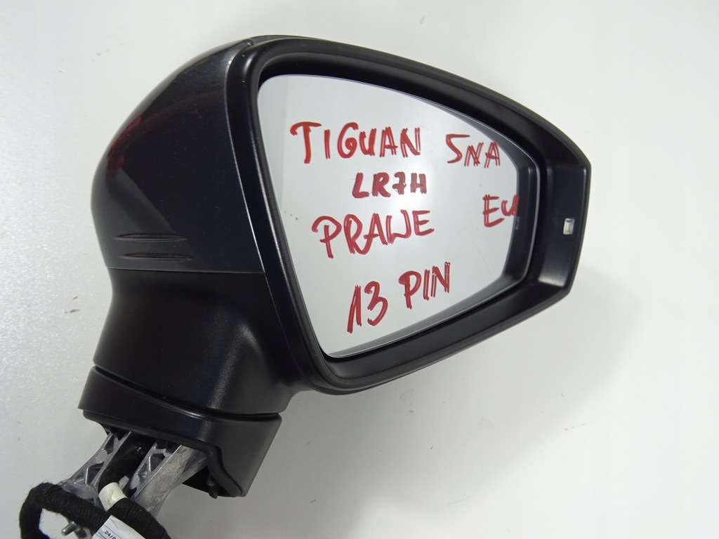 фото №10, Vw tiguan 5na eu зеркало правое 13 pin lr7h ассистент