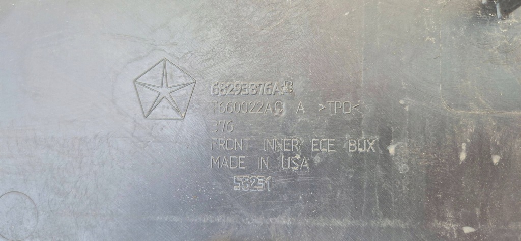 фото №16, Jeep wrangler jl 18- бампер перед балка абсорбер накладка крыла org