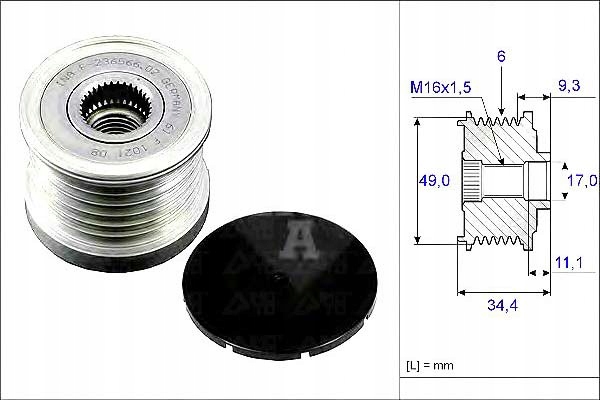 Генератор - сцепление односторонний schaeffler ina 535 0075 10 Цена