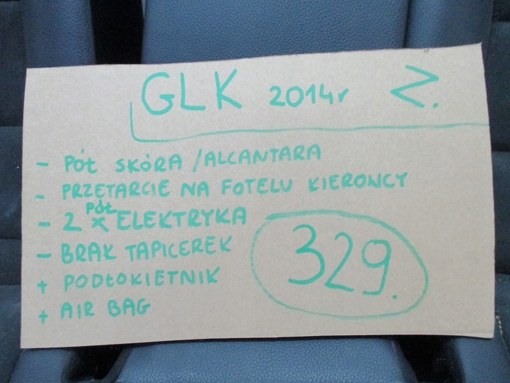 фото №14, Сиденья обивка pół кожа mercedes glk 14r