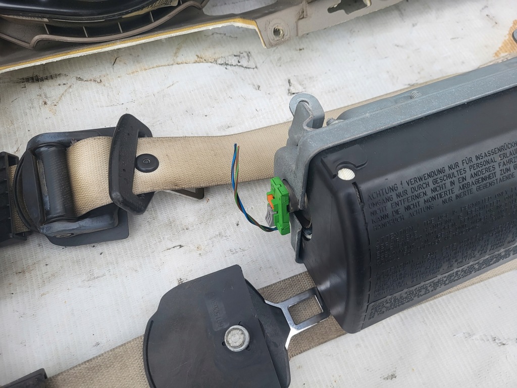 фото №8, Приборная панель приборная консоль подушки безопасности ремни датчик mercedes e w211