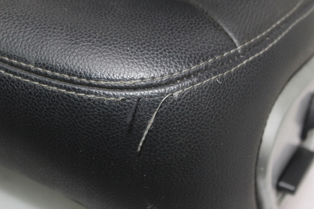 фото №9, Mercedes gl x164 сидіння лівий przed liftem czarna шкіра білий nić