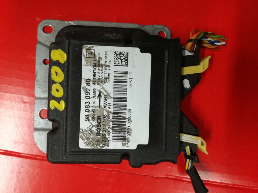фото №1, Peugeot 2008 i датчик подушка безопасности 9808309280