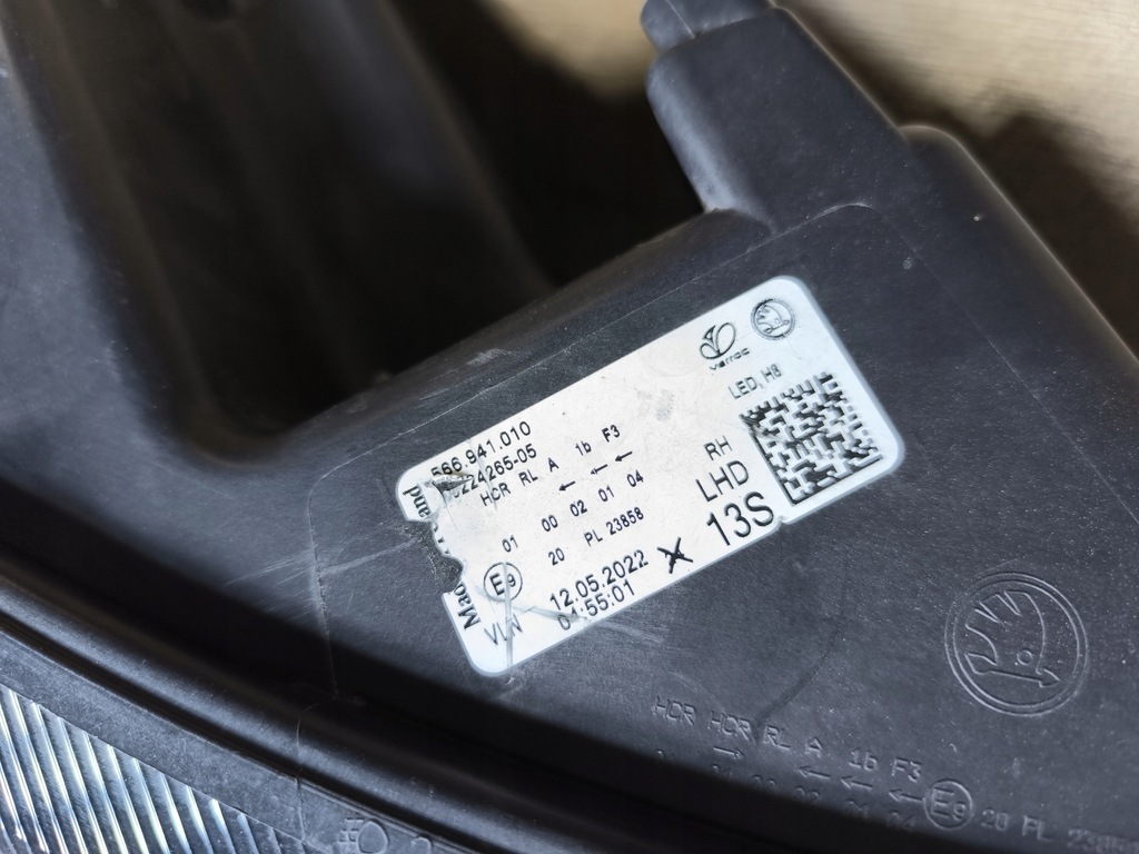 фото №8, Skoda kodiaq lift лампа перед передня права led 566941010