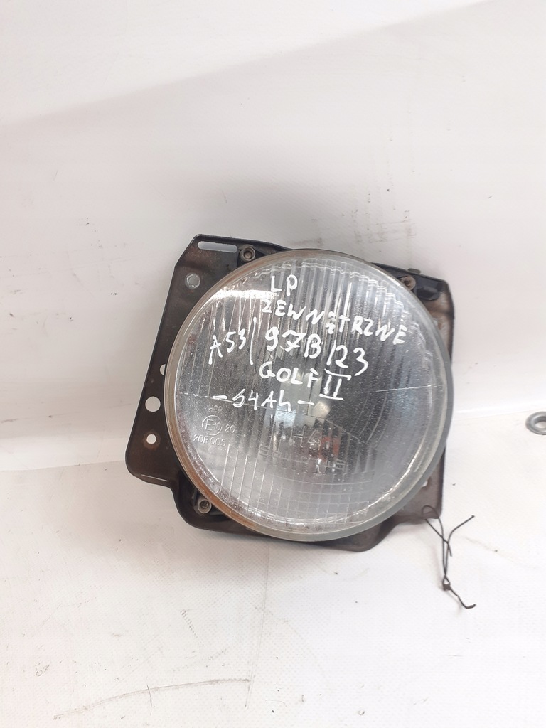 фото №1, Лампа левая передняя наружная vw golf ii