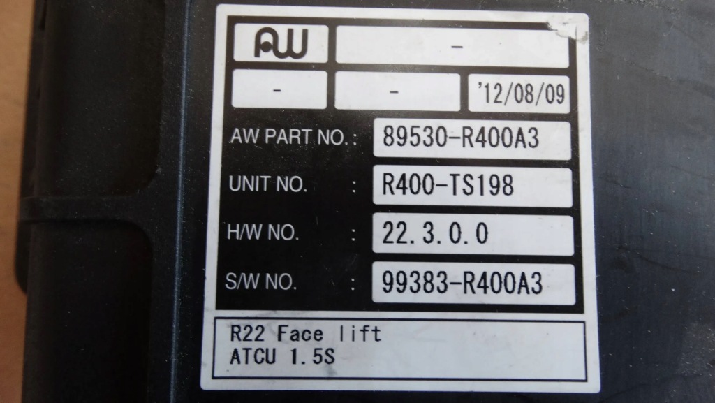 фото №4, Модуль коробки передач 89530-r400a3 vw touareg i автоматическая коробка передач