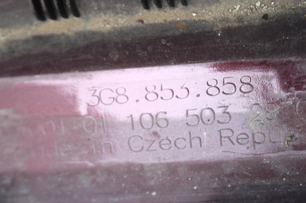 фото №12, Vw arteon молдинг порог 3g8853857 3g8853858 цвет: ld3y crimson red накладки