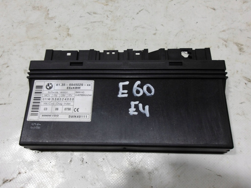 фото №1, Модуль блок управления комфорта 6945029 bmw e60