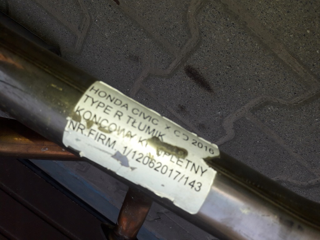 фото №10, Honda civic ix type r гаситель конечный kompletny