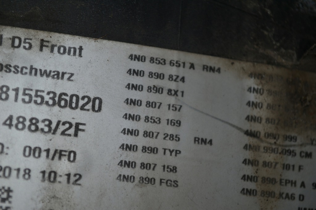 фото №12, Бампер перед передний audi a8 d5 4n0 pdc омыватель