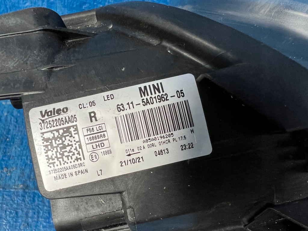 фото №9, Mini cooper f56 lift лампа ліва full led