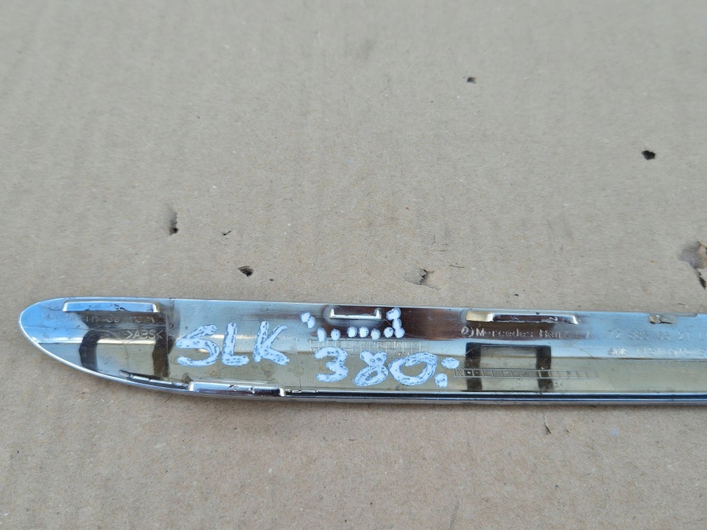 Mercedes slk r172 11- левая молдинг хром бампера b.ładna a1728850521 с Разборки