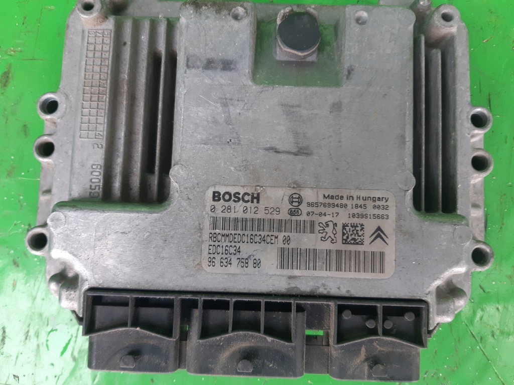 фото №5, Бортовой компьютер двигателя 9663475880 citroen c3 i lift