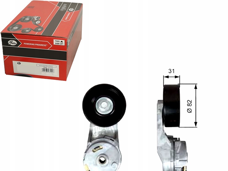 фото №1, Gates ролик натягувача chevrolet captiva 2.4 4wd c