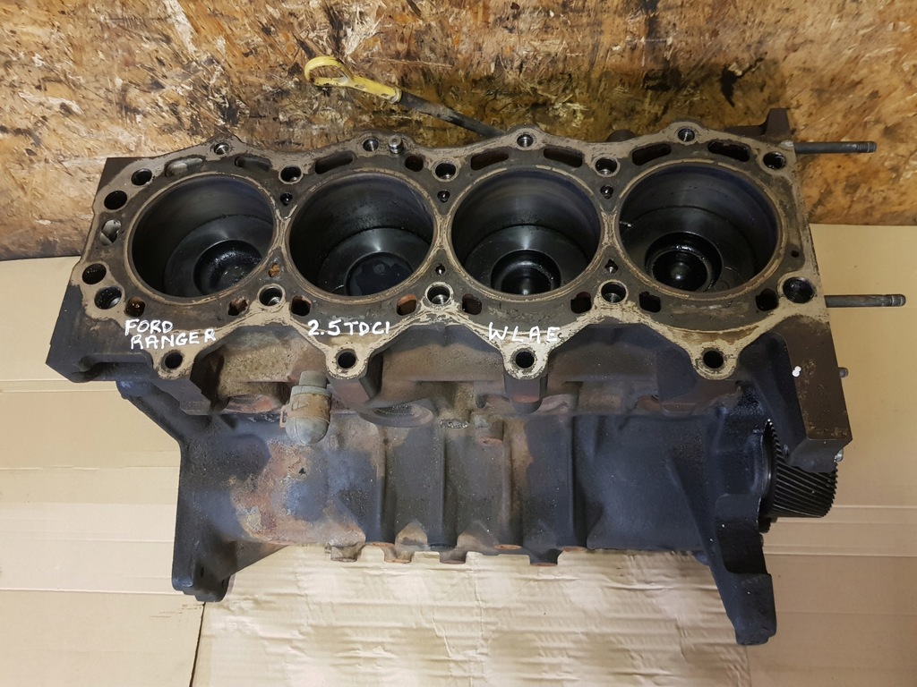 фото №1, Ford ranger 2.5tdci wlaa wlae блок dół двигуна поршні wał