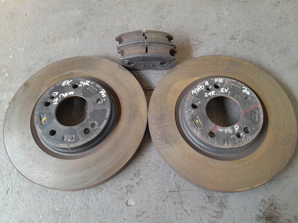 фото №1, Kia niro 2021r ev тормозные диски тормозные тормозные колодки перед