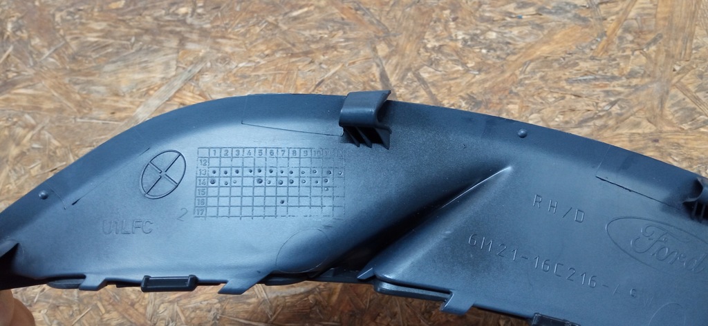 фото №10, Ford s-max 06- впуск воздуха решётка накладка крыла правая 6m2116c216agw