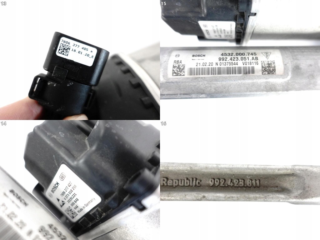 фото №11, Porsche 992 911 turbo gts 19- система трансмісія рейка рульова