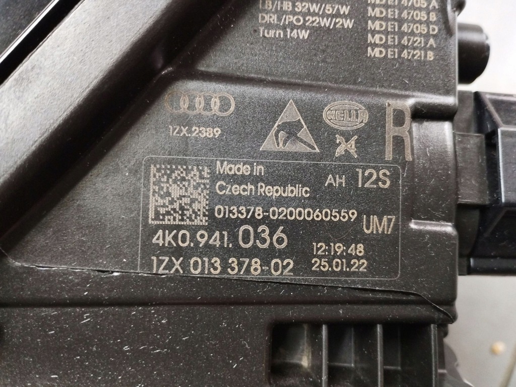 фото №13, Audi a6 allroad c8 перед капот pas лампи matrix крила бампер lx5b