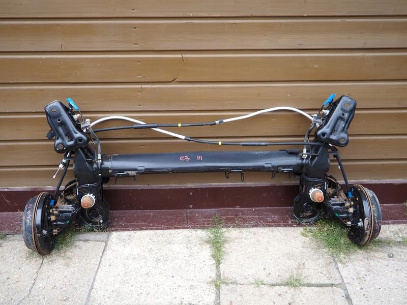 фото №1, Oś балка задня гальмівні барабани citroen c3 iii