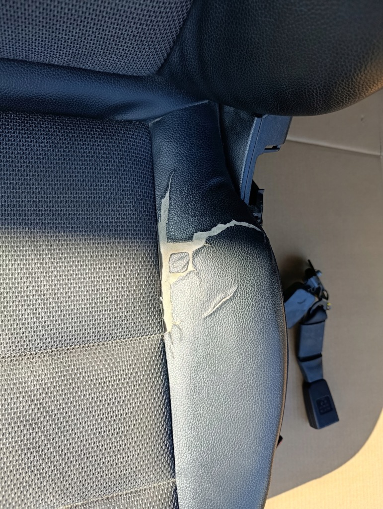 фото №12, Mercedes w204 сидіння сидіння заднє сидіння напівшкіра натягувачі комплект підігрів