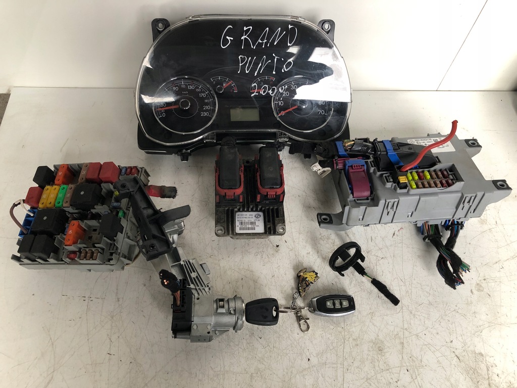 фото №1, Блок керування набір стартовий fiat grande punto 51847326