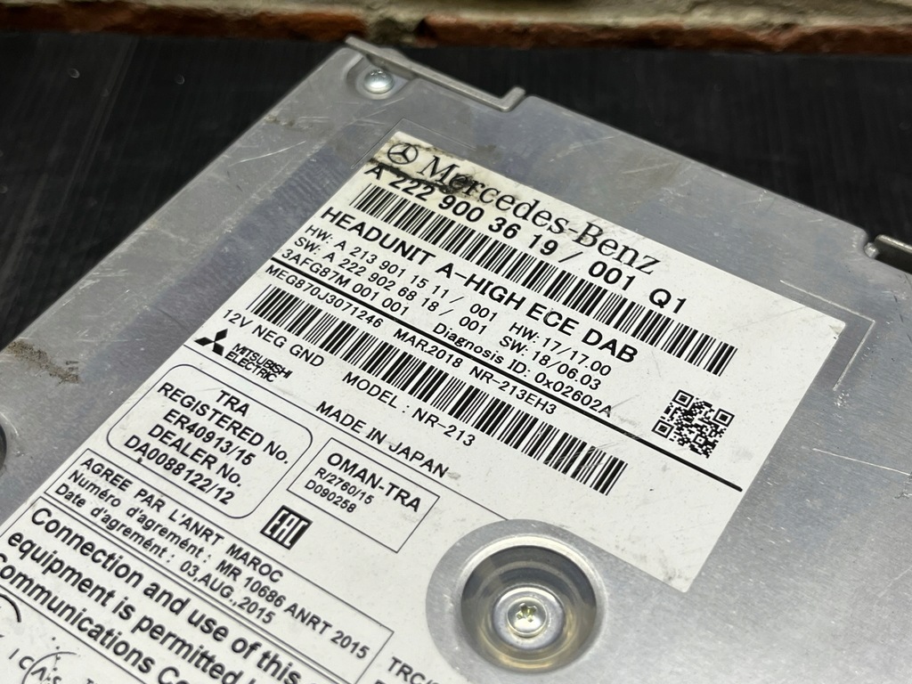 фото №4, Mercedes w205 радио навигация a2229003619