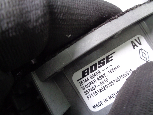 фото №6, Динамік динаміки bose renault megane iv hb 2017 rok