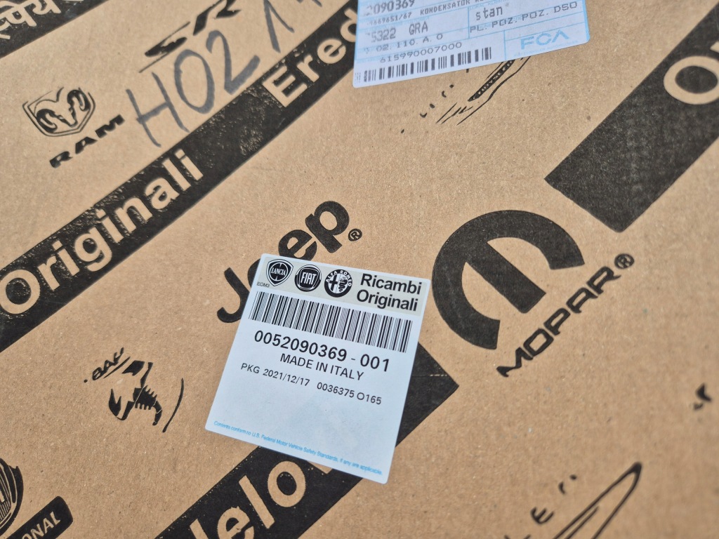 фото №8, Fiat doblo 2 конденсатор. радіатор. 2015-2022. lift