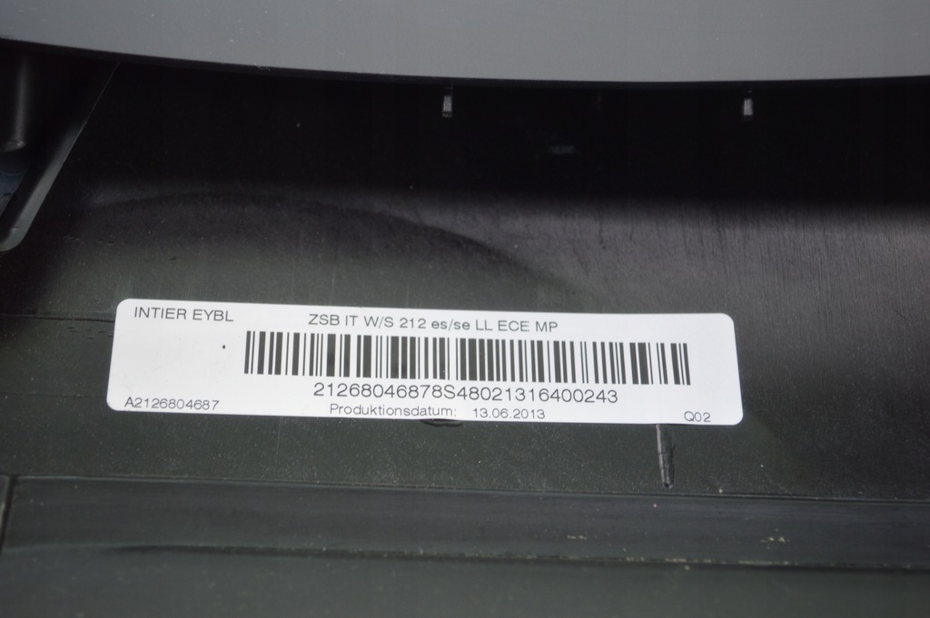 фото №9, Консоль приборная панель mercedes w212 lift