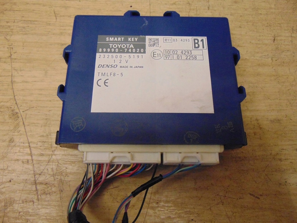 фото №1, Блок управления модуль запуск стоп toyota iq 89990-74020