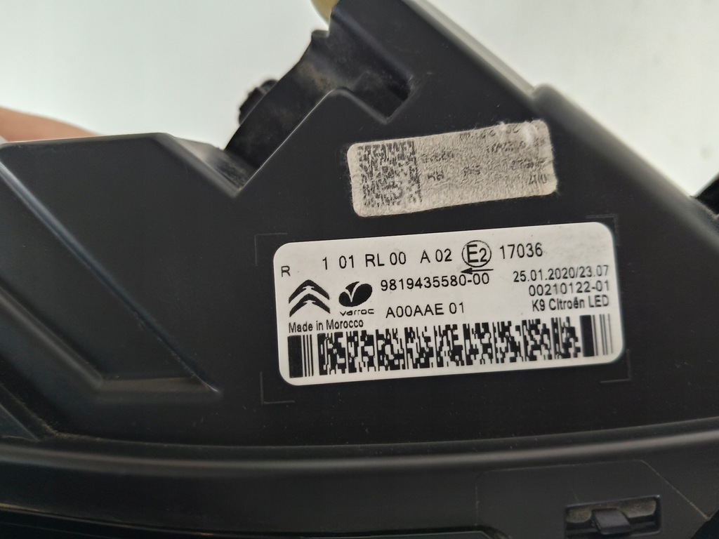 фото №8, Противотуманная фара правый citroen berlingo iv 18- led