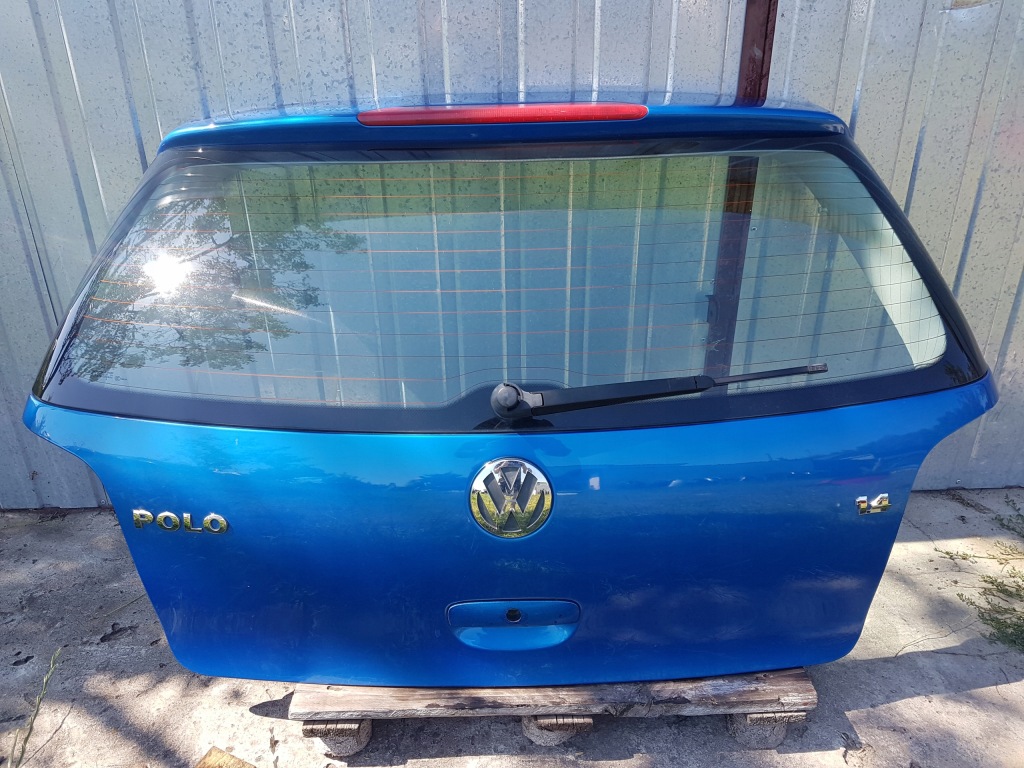 фото №1, Крышка багажника задняя задняя vw polo 9n 3 дверь niebieska