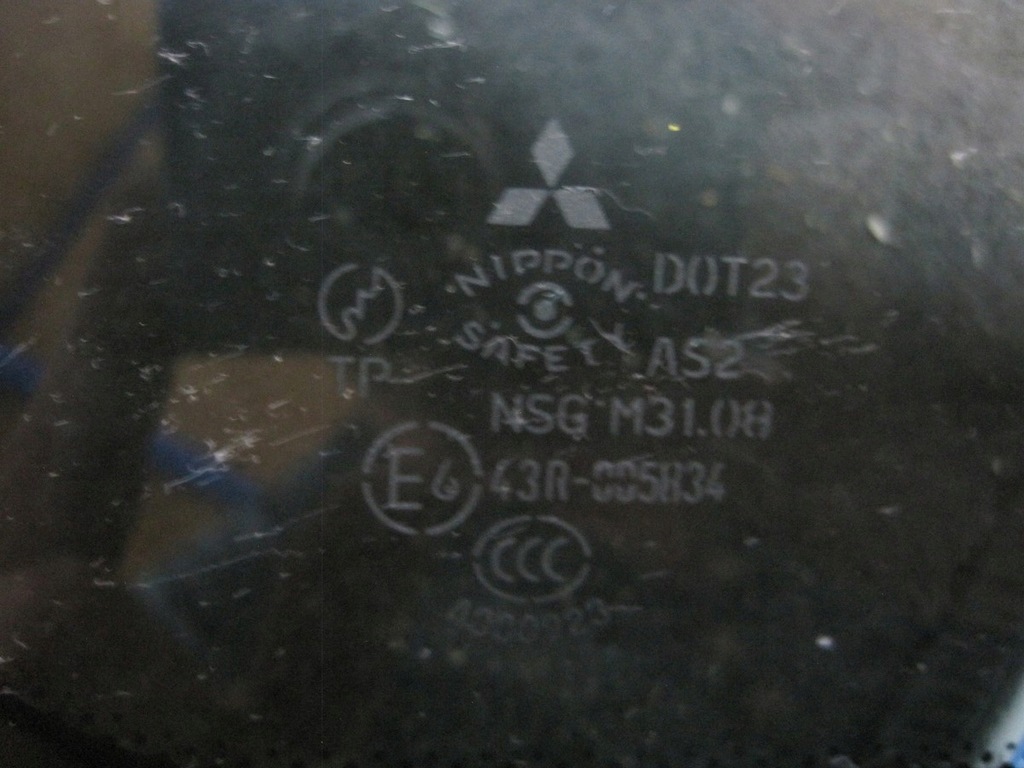фото №7, Стекло боковая mitsubishi grandis 06r правая задняя