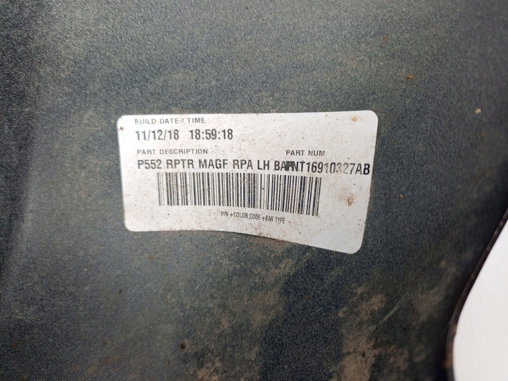 фото №14, Ford f150 raptor 2017- уголок бампера левый задняя задний hl3v17865 ÷