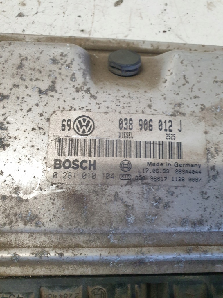 фото №5, Блок керування двигуна vw bora 1.9 sdi 03890612j