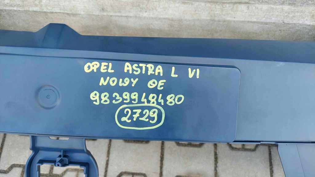 фото №10, Opel astra l vi 22- бампер перед передний новый оригинальный номер 2729
