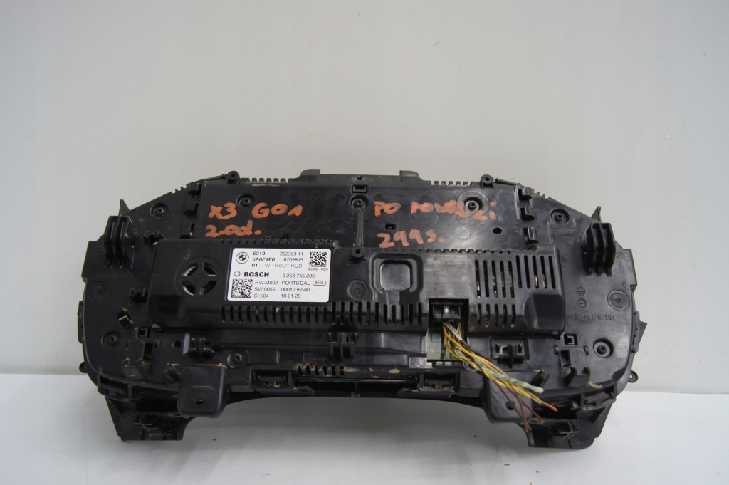 фото №7, Bmw x3 g01 лічильник прилади - пошкоджений po zalaniu