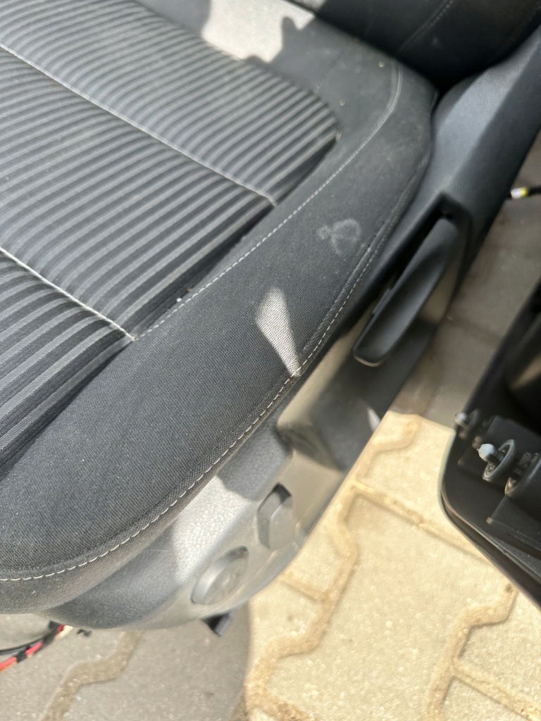 Sharan 7n рестайлинг  сиденья 7 человек 3 ряд обивка ремни комплект подогрев Цена