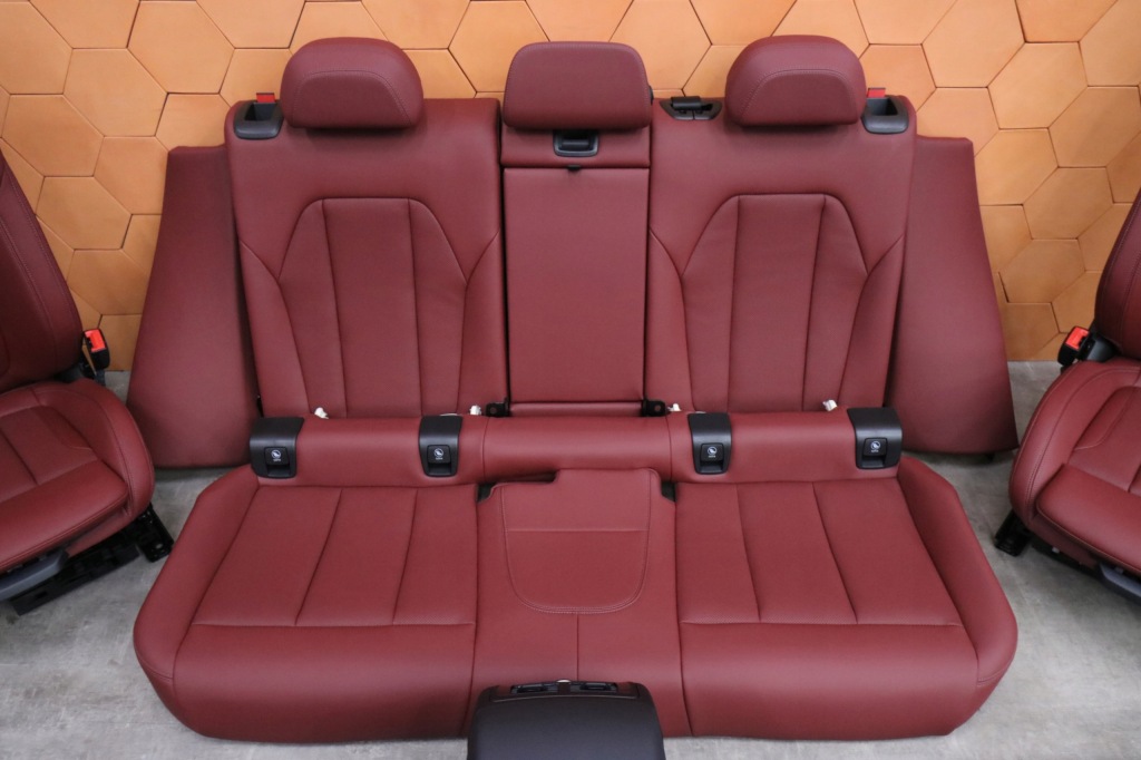 Bmw x4 g02 lci салон сидіння заднє сидіння обшивки sport tacora rot пам'ять 25 km ! Недорого