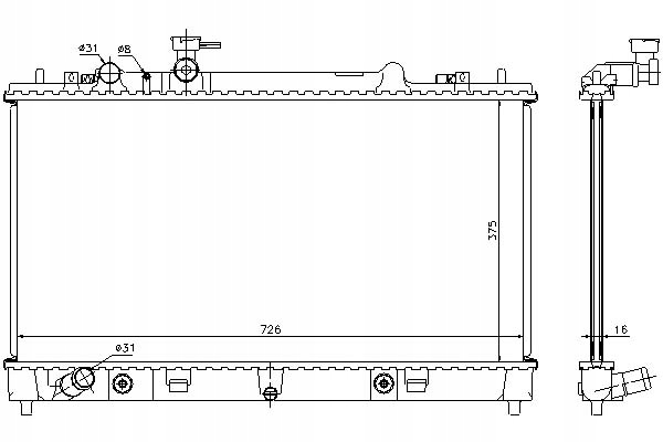 фото №4, Радиатор mazda 6 gh 07