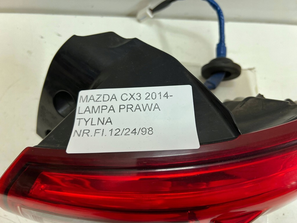 фото №11, Mazda cx-3 2014- права лампа задня задня europa