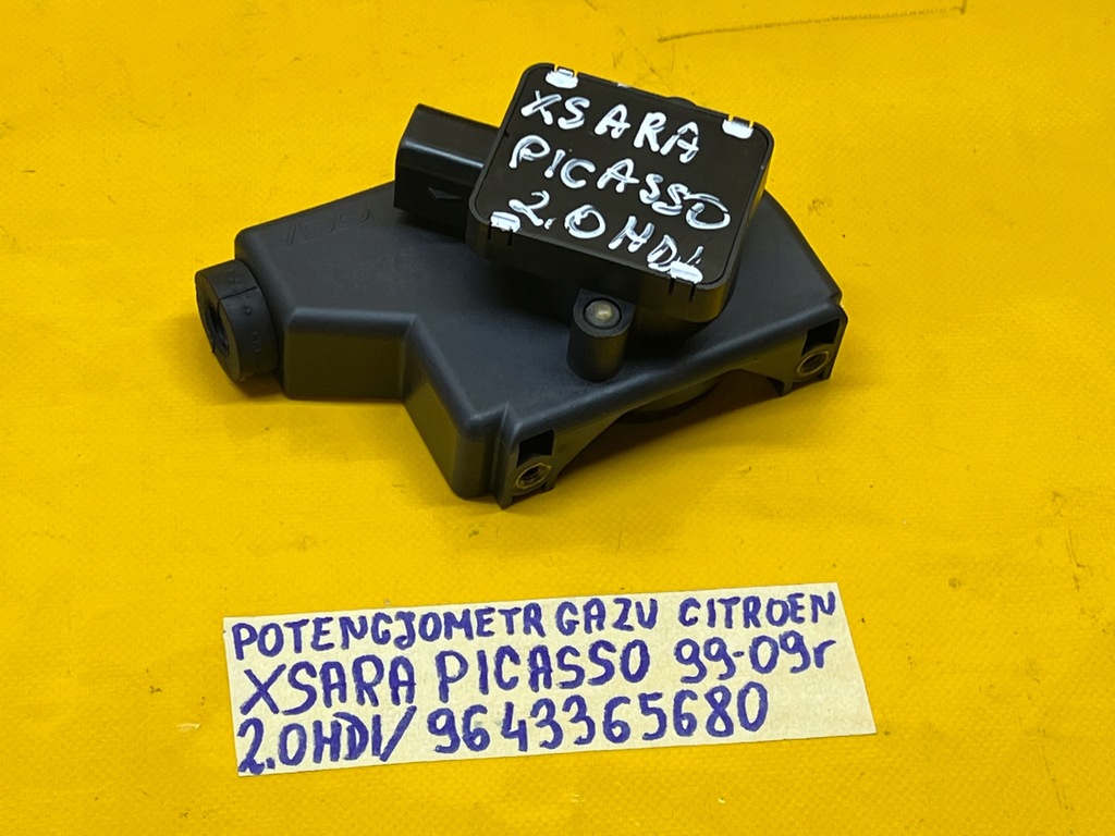 фото №9, Потенціометр газу citroen xsara picasso 99-09r