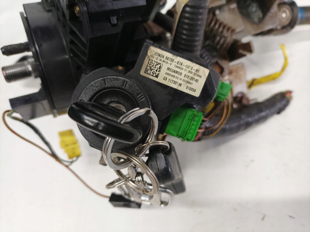 фото №4, Переключатель комбинированный замок зажигания honda civic vii eu