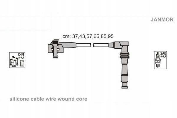 фото №2, Janmor дроти запалювання kpl. ford