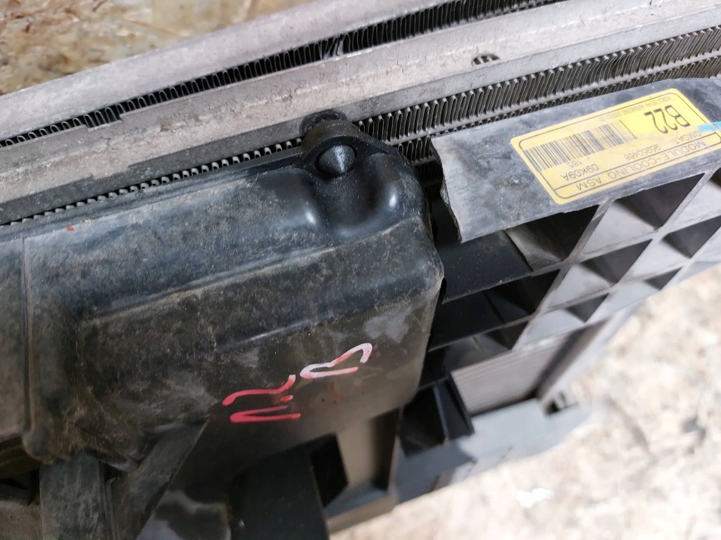 фото №6, Радіатор вентилятор chevrolet aveo t255 08-11 1.2