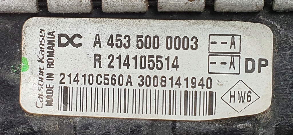 фото №5, Радиатор wody renault twingo iii 1.0 r214105514