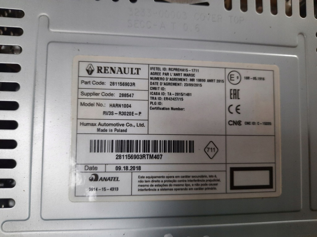 фото №4, Kangoo 1.5dci 18r радіо usb aux радіопрогравач