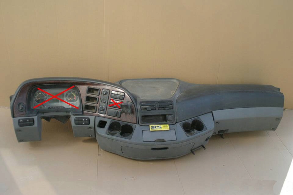 фото №2, Mercedes actros mp2 приборная панель консоль приборная панель