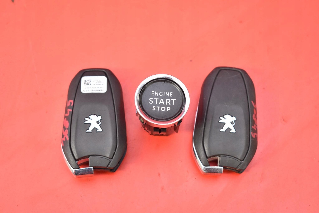 фото №1, Замок запалювання ключ кнопка кнопка старт/стоп 9836956180 peugeot e208 208 2 ii 21-